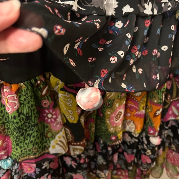 Sacred Threads tiered maxi skirt, size L. - Picture 2 of 9